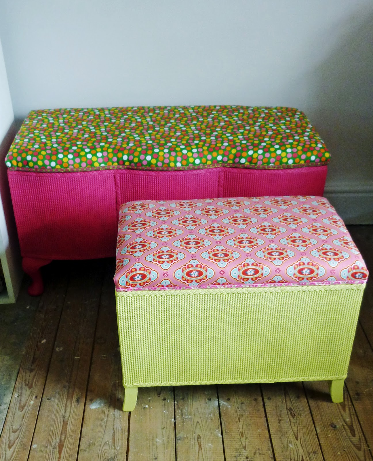 Laura's Attic: Blanket Boxes in Brights