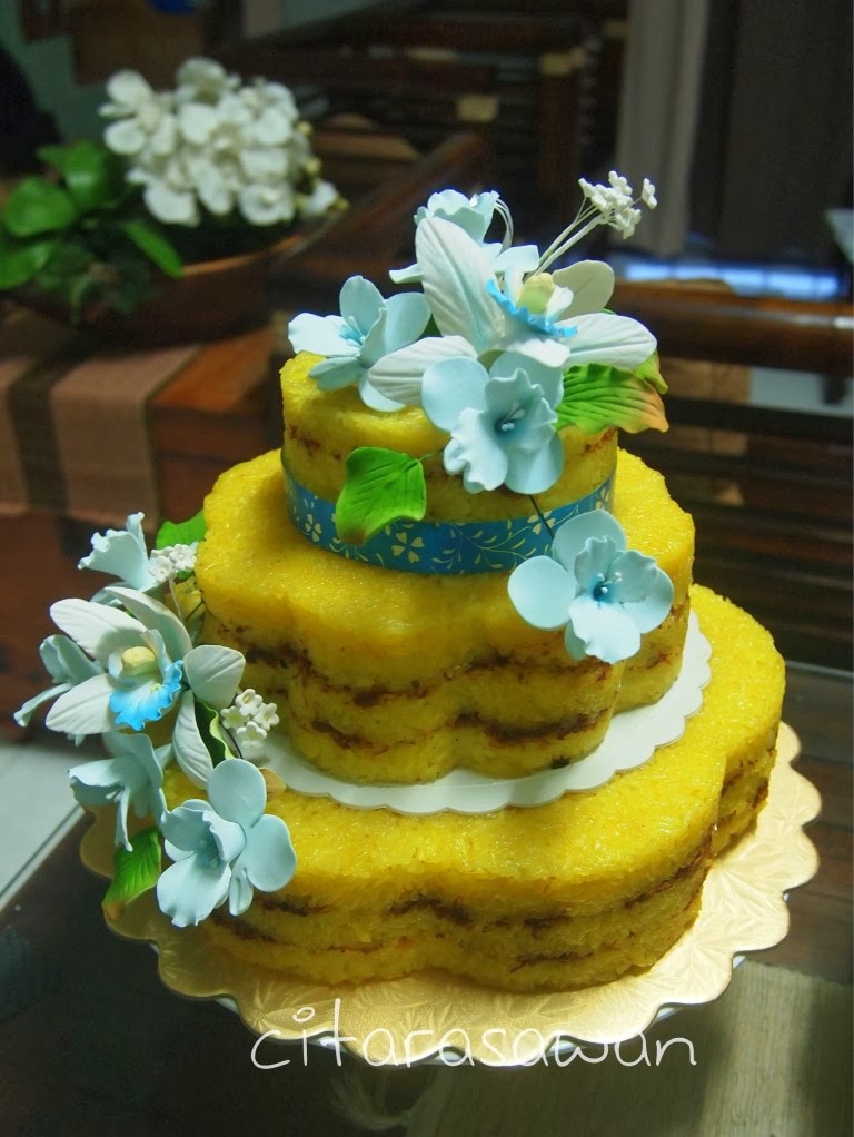 Pulut Kuning Hantaran 3 Tingkat - Stacked ~ Blog Kakwan