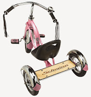 Schwinn Roadster Trike, pink, with rear wood deck