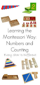 Learning numbers and counting the Montessori way