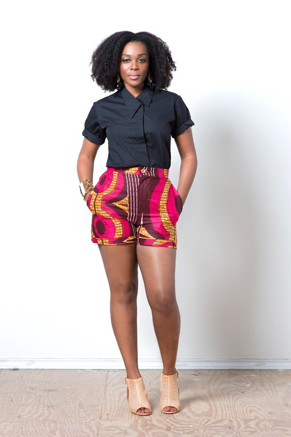 ADANZE'S LOOKBOOK 30 ANKARA SHORTS FOR LADIES
