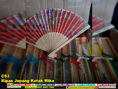 jual Kipas Jepang Kotak Mika