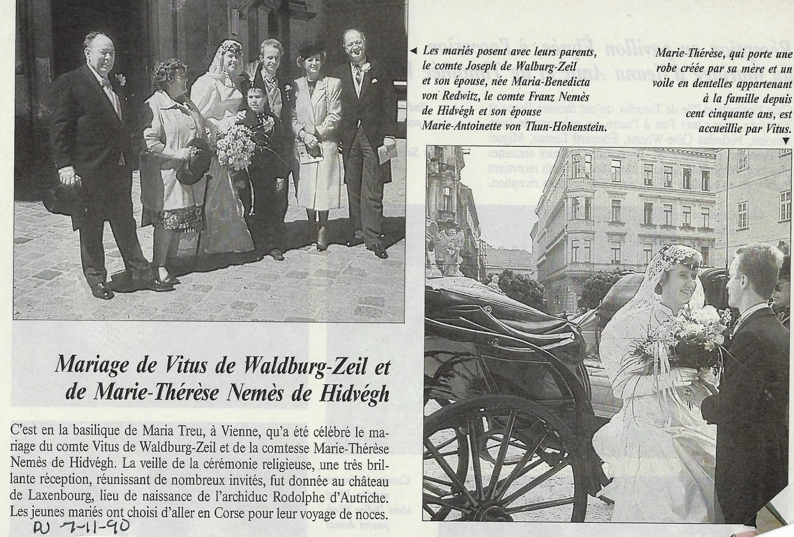 Royal Musings Countess MarieThérèse von Waldburg zu Zeil und Hohenems