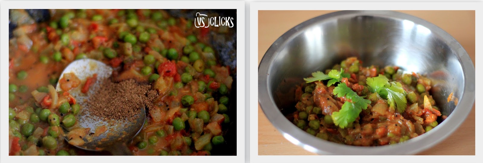 Vinayaka's Kitchen Green Peas Masala Howto?