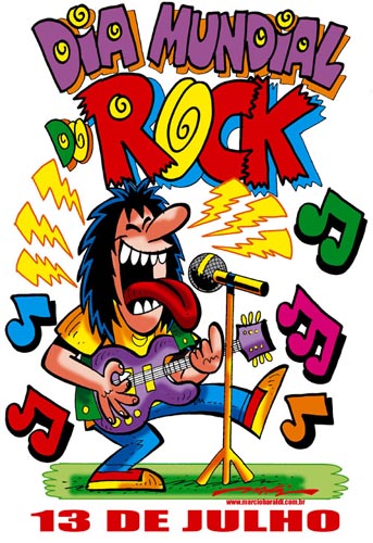 Feliz Dia do Rock! 🤘😎🎸 💀👹😈 🎸🥁🎼 #rock - Versos Noctívagos