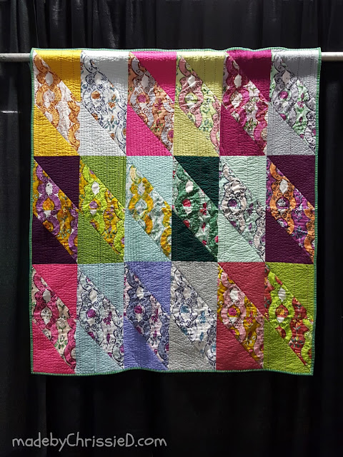 The Colour Drop Quilt by www.madebyChrissieD.com