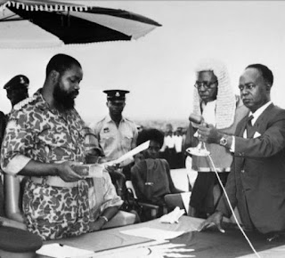 Throwback Picture Of Ojukwu As He Declared Independence of Biafra on 30th May,1967