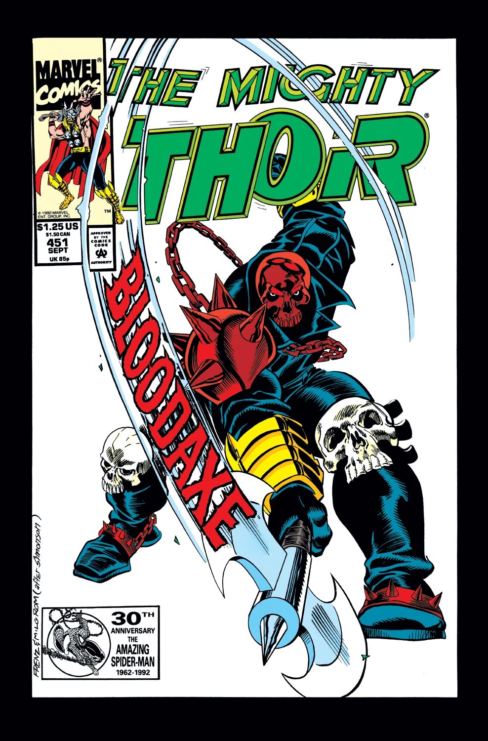 Read online Thor (1966) comic -  Issue #451 - 1