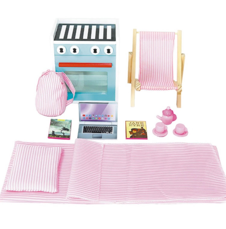 PennilessCaucasianRubbish American Doll Adventures Wooden Doll House