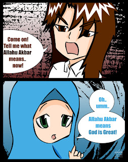 Catatan Kecil Kartun Muslimah Comel Cantik Gambar 6