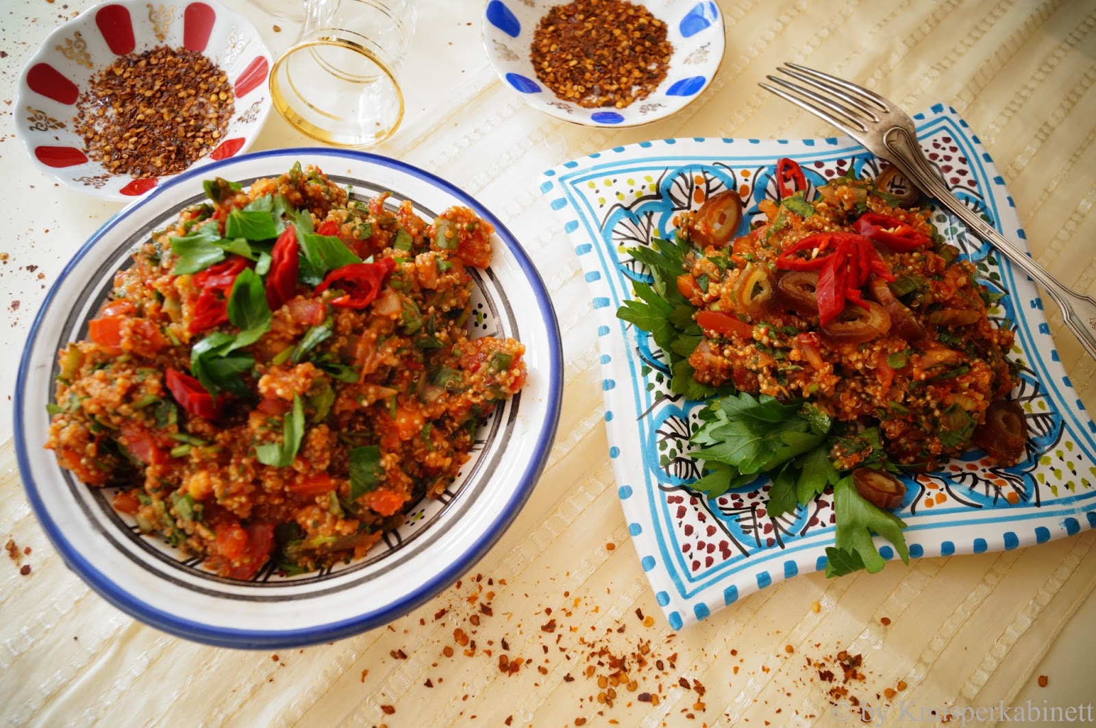 Knusperkabinett: Quisir - Kisir aus Quinoa mit Datteln - glutenfrei und ...