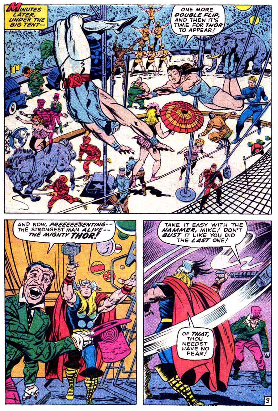 Thor v1 #173 marvel comic book page art by Jack Kirby, Bill Everett Thor v1 #173 marvel comic book page art by Jack Kirby, Bill Everett