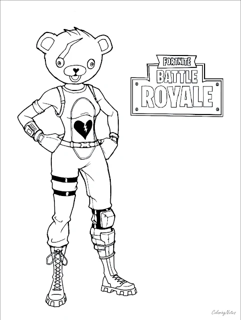 Free Fortnite Coloring Pages Fortnite Free Roam