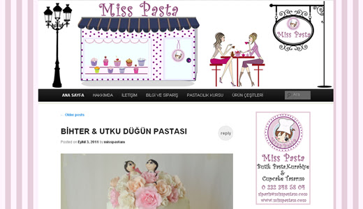 Miss Pasta Wordpress Pasta Blogu Tasarımı