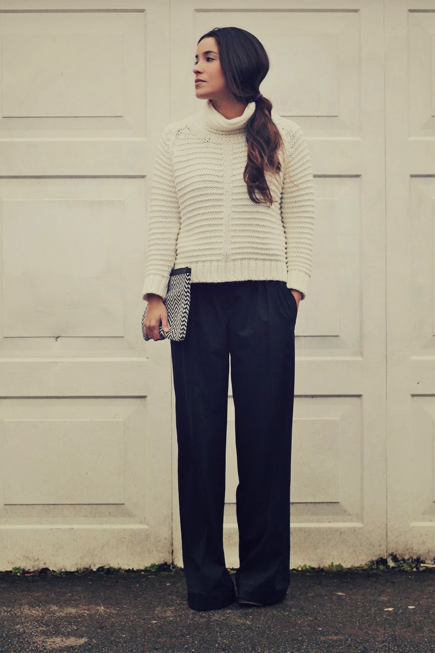 The PAAR Blog: Cropped white turtleneck