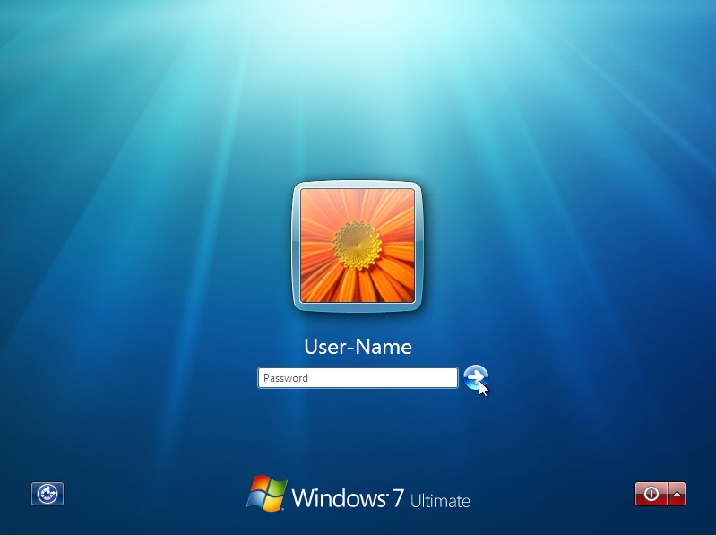 Login user Windows 7 