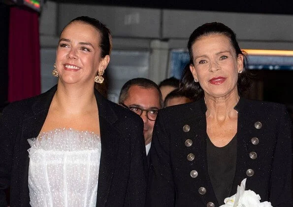 Princess Stephanie, Pauline Ducruet and Camille Gottlieb attended the 2nd day of the 44th International Circus Festival in Monaco