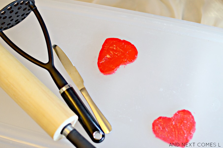 Fine Motor Gelatin Heartbreaking Sensory Play And Next Comes L