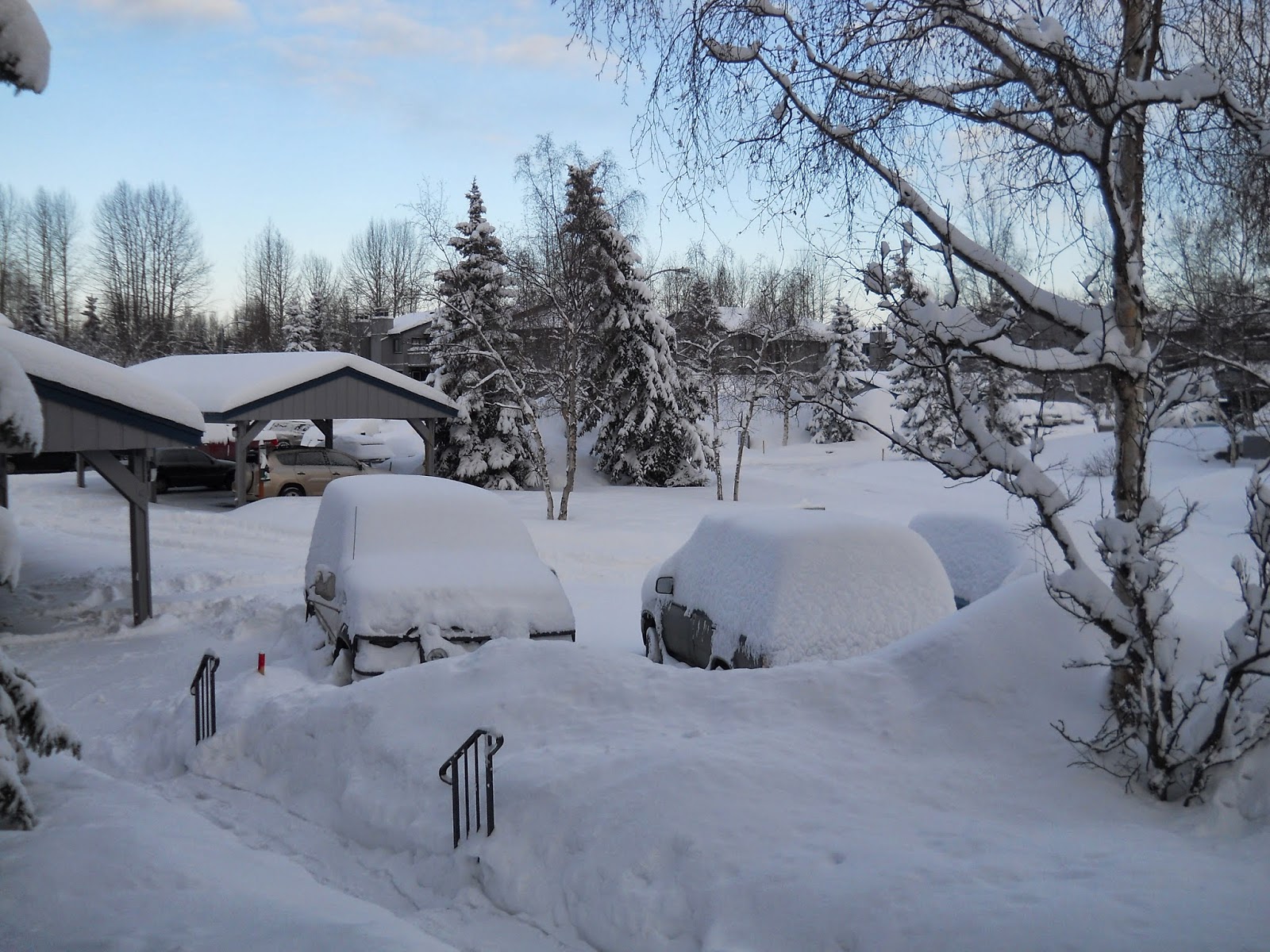 BOBBA CAPS DOXOLOGY MAR 15, 14 .. SNOW IN ALASKA? ON MARCH 15th .. YES!