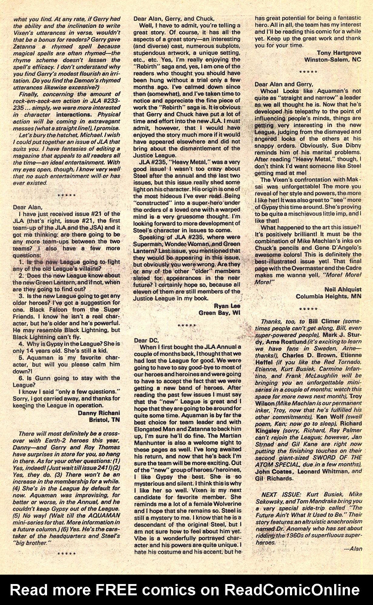 Read online Justice League of America (1960) comic - Issue #239 - 28