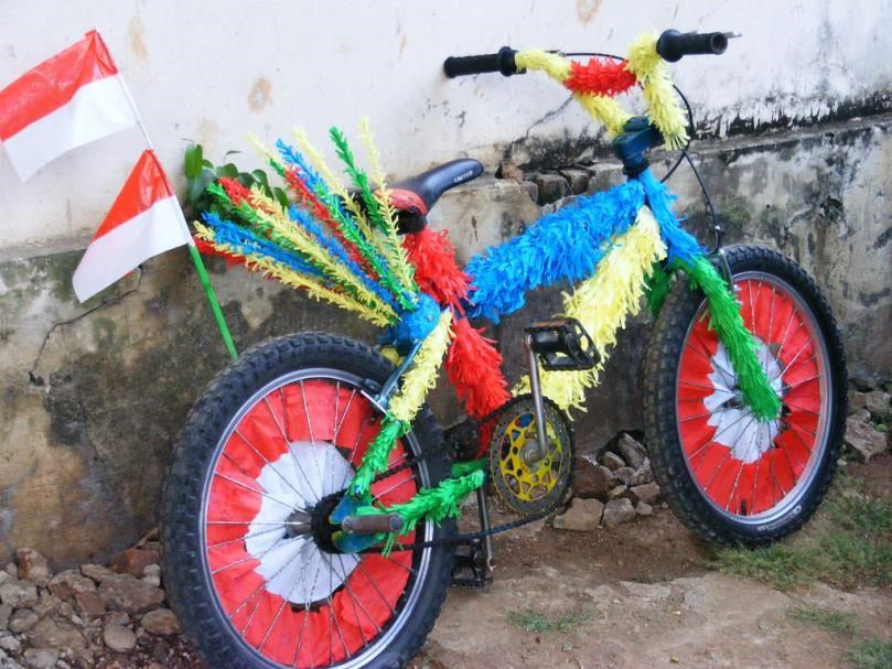 32 Terkini Contoh Gambar Sepeda Hias 17 Agustus