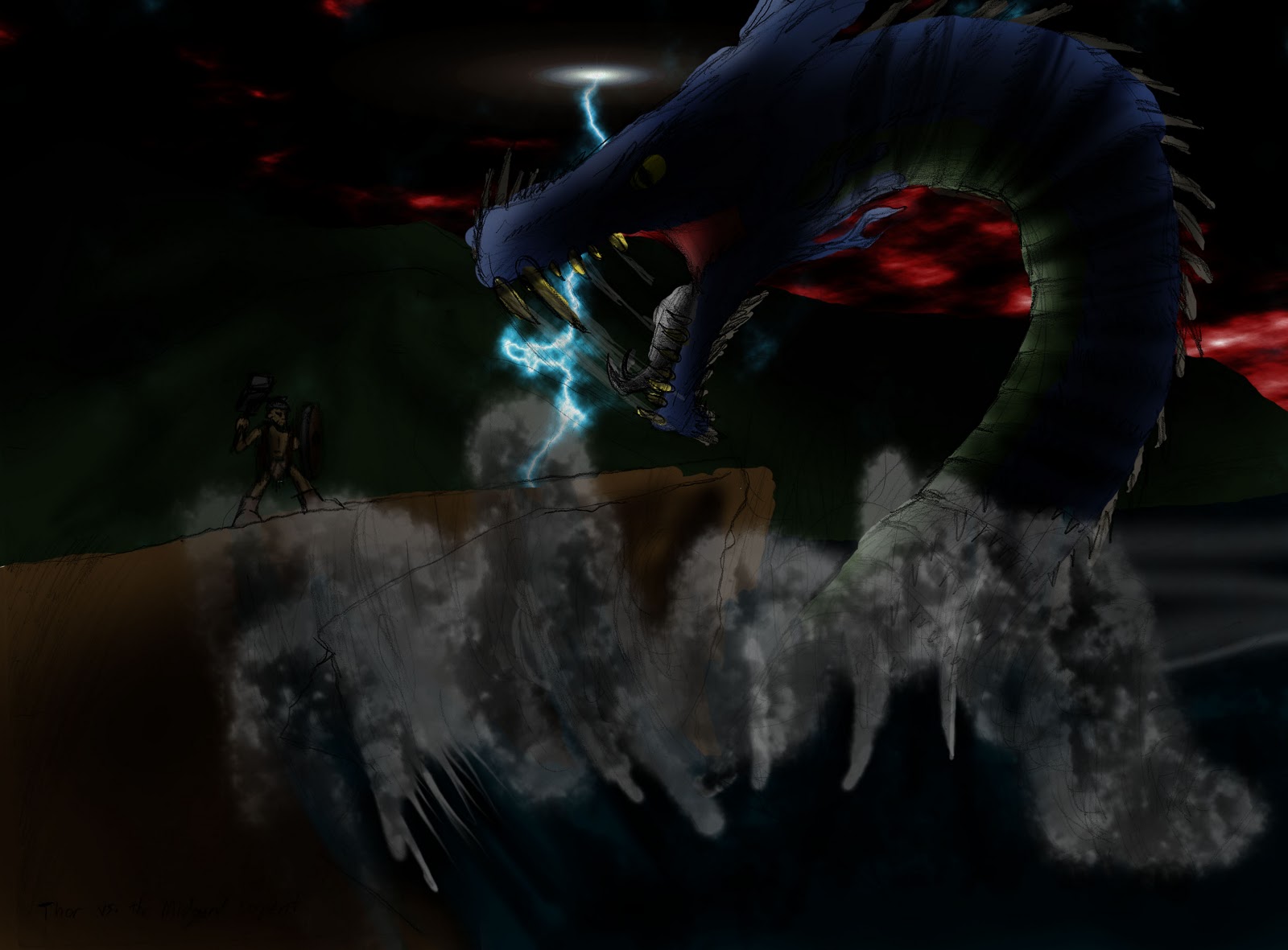 Thor VS the Midgard Serpent