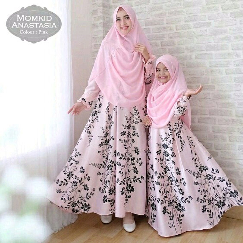Baju Kondangan Couple Gamis Ibu dan Anak Terbaru