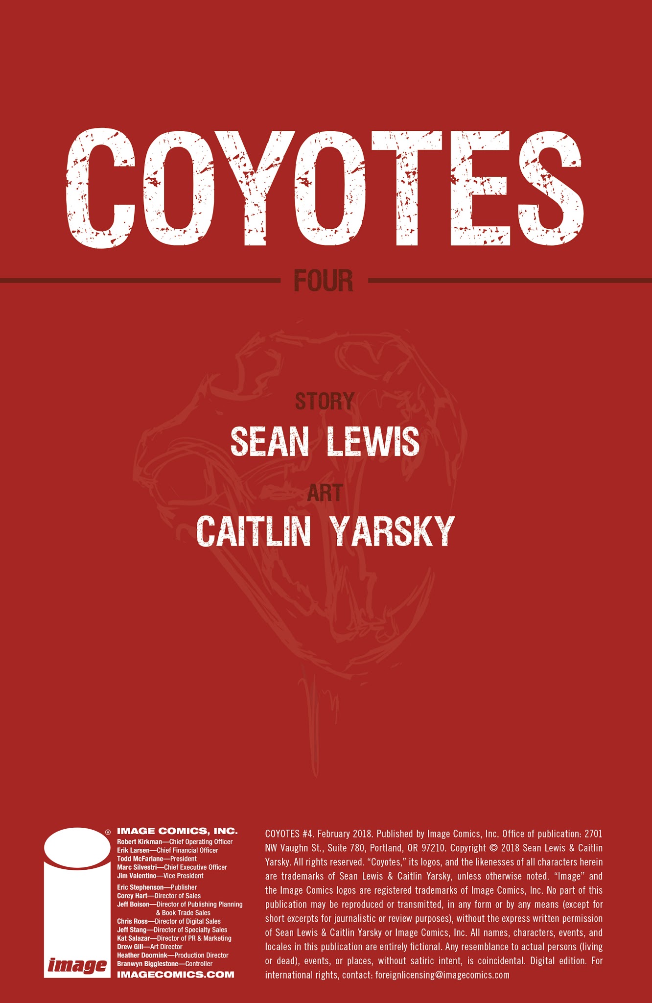 Read online Coyotes comic -  Issue #4 - 2