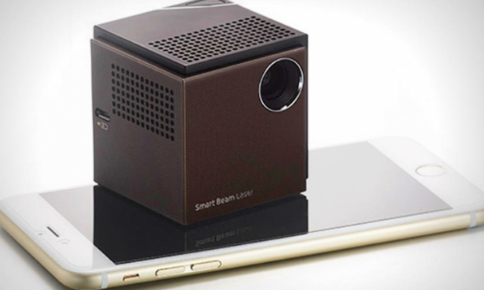 UO Beam smart laser projector mini little cube projector