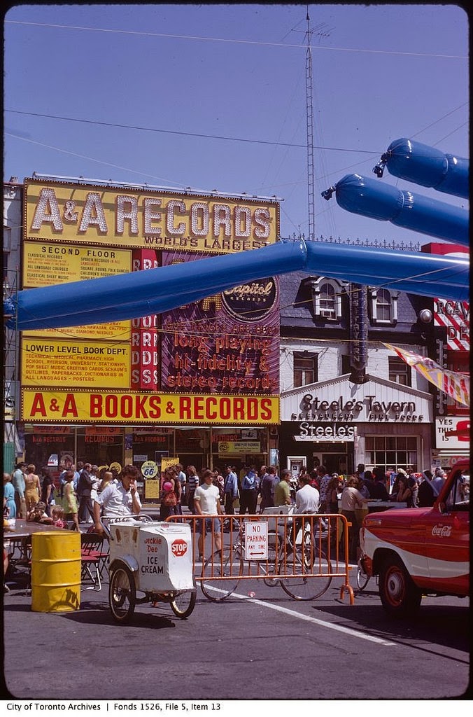 Street Vendors and Performers in Toronto, Canada, ca 