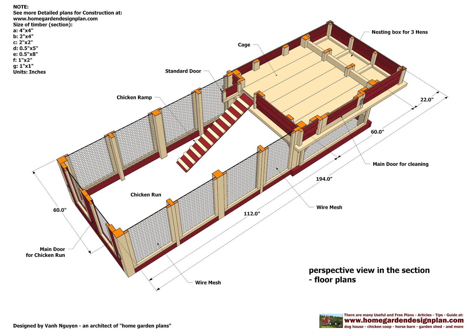 Free Printable Chicken Co-op Plans