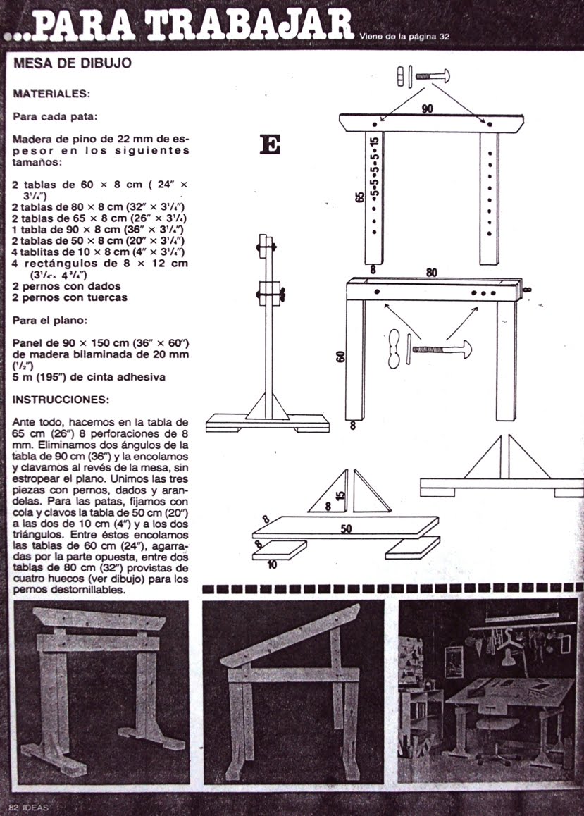Como hacer caballete de mesa (Modelo 2) - Planos en AutoCAD y como se hace  / fabricacion en taller 