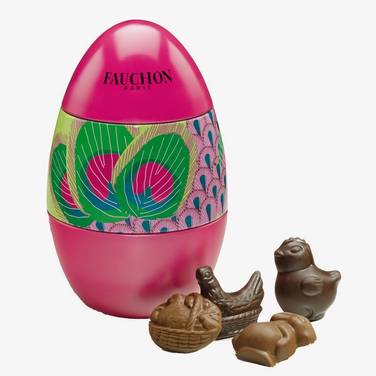 Positive Eating Positive Living Œuf de Pâques Paon de chez Fauchon