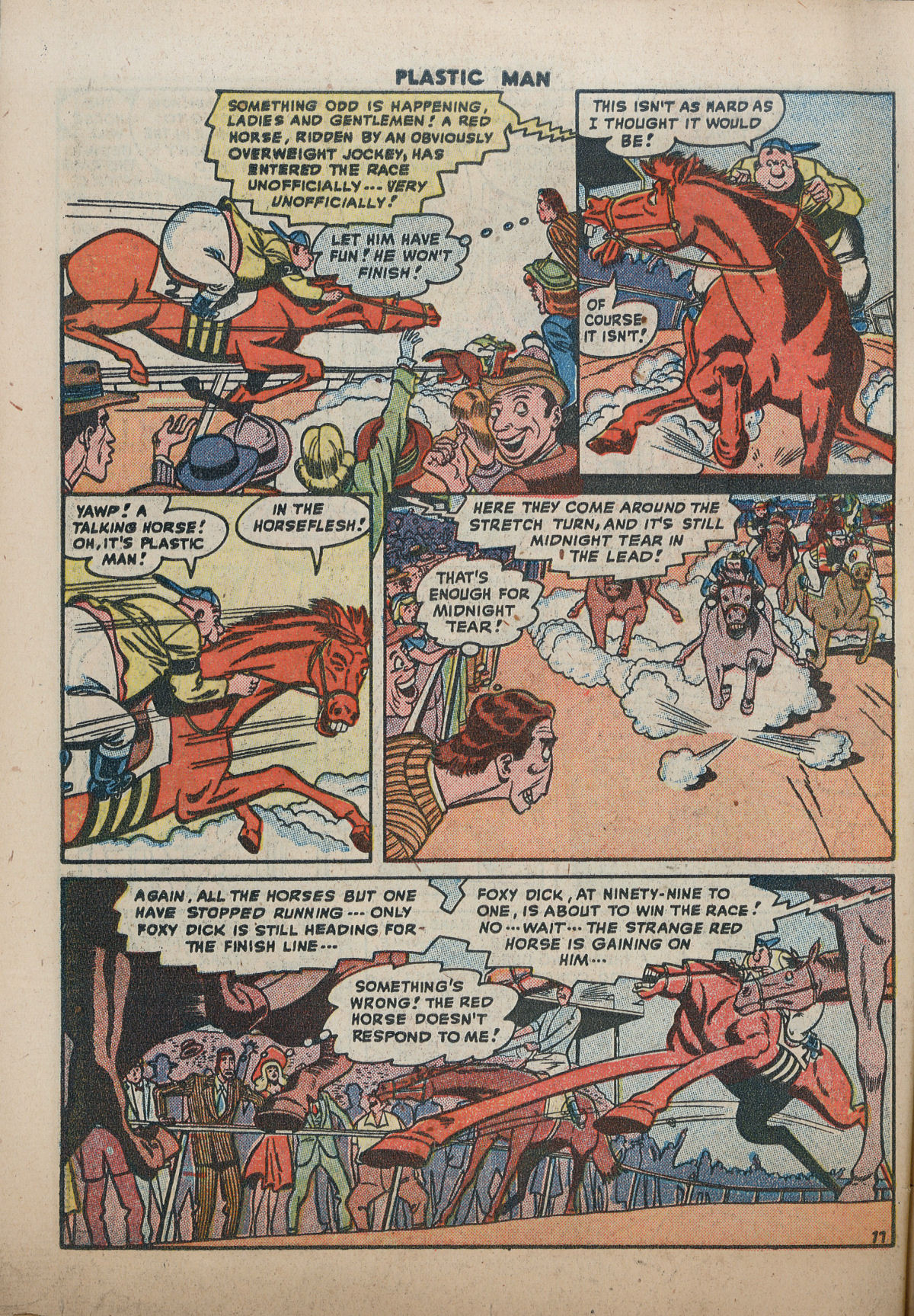 Read online Plastic Man (1943) comic -  Issue #12 - 46