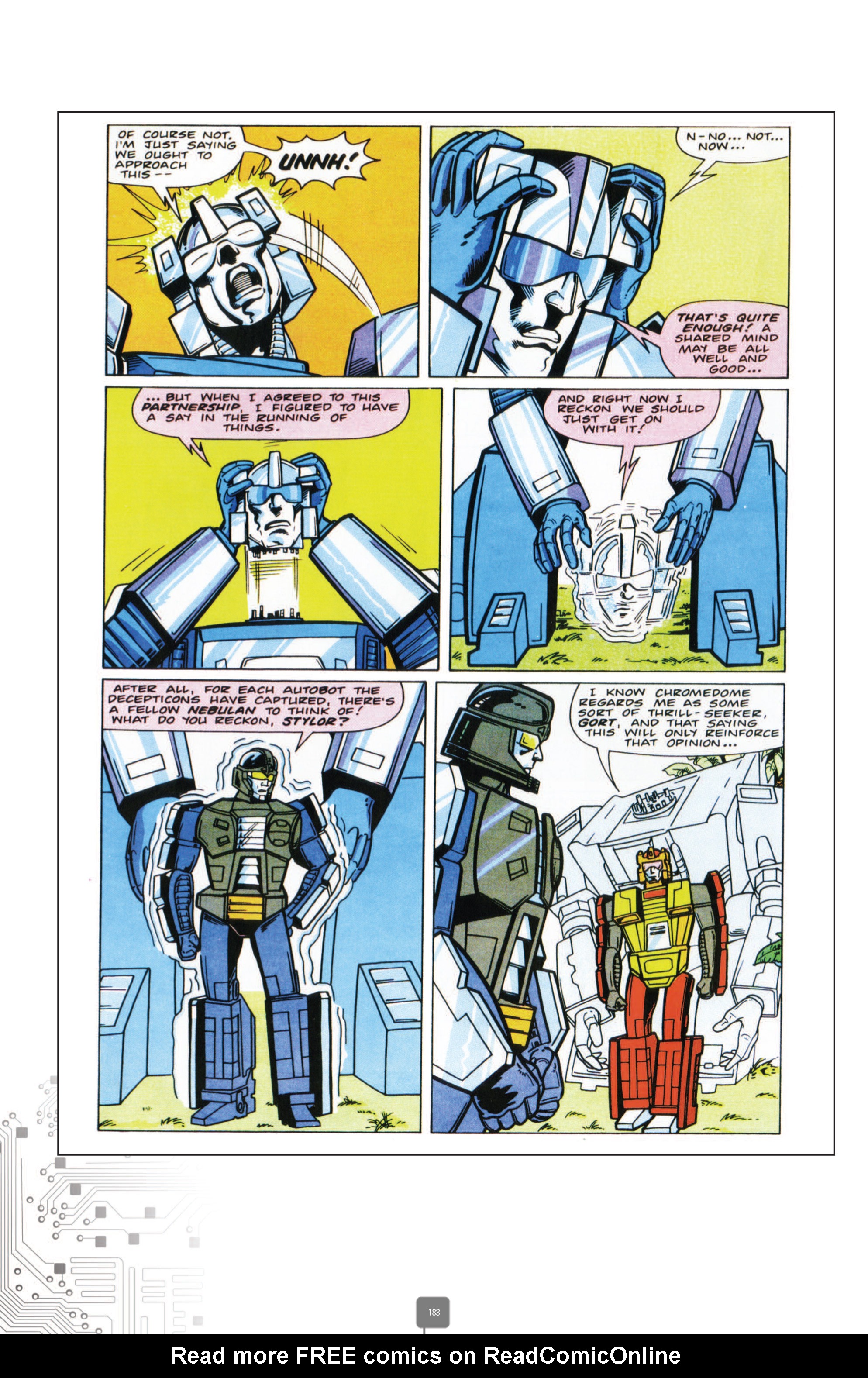 Read online The Transformers Classics UK comic -  Issue # TPB 4 - 183