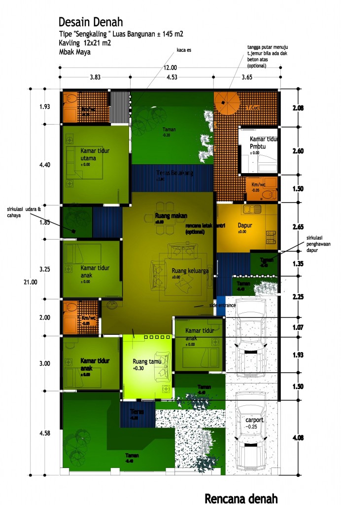 Denah rumah type 54 - Kumpulan Foto Rumah
