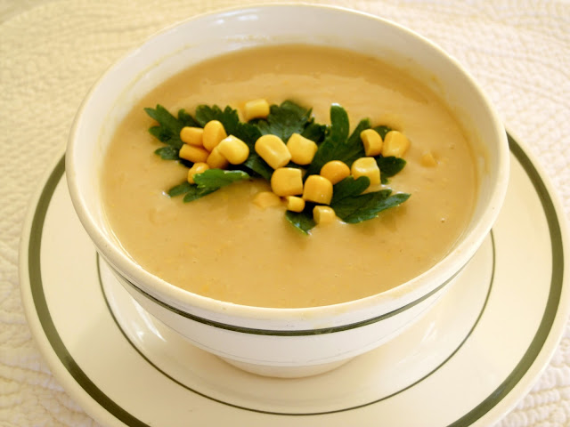 Crema De Maíz Y Puerro