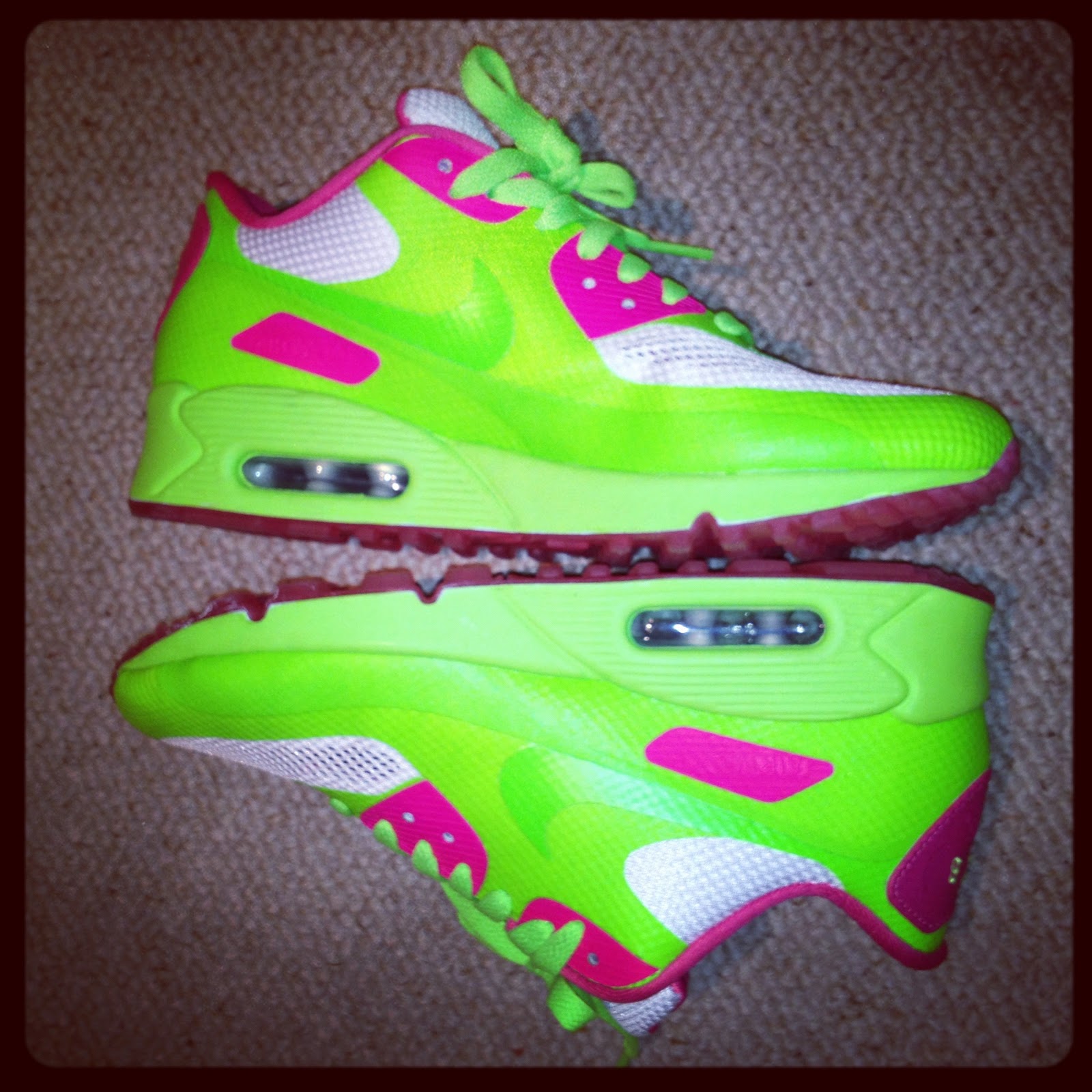 multicolor neon nikes