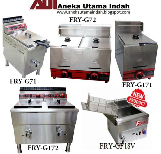 Aneka Utama Indah DEEP FRYER (PENGGORENGAN) GAS DAN LISTRIK / ELECTRIC