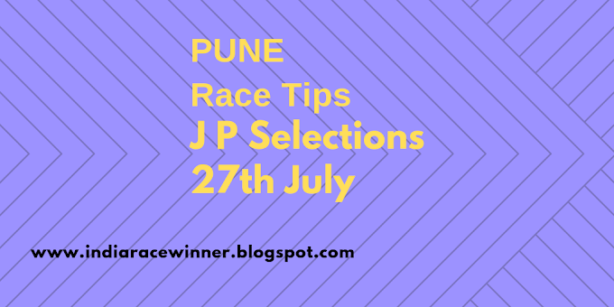 PUNE RACE TIPS-FRIDAY JULY 27,2018