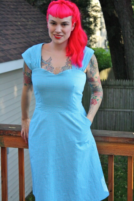 Gertie's New Blog for Better Sewing: Cambie Dress in Gingham