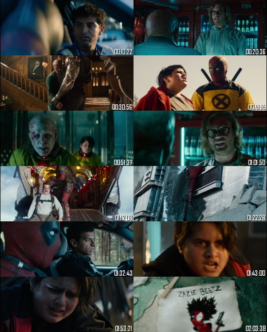 Deadpool 2 2018 BRRip 720p 480p Dual Audio Hindi English Full Movie Download