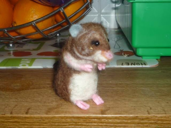 Nueva Mascota DE Lana Fieltrada, Hamster Hembra...