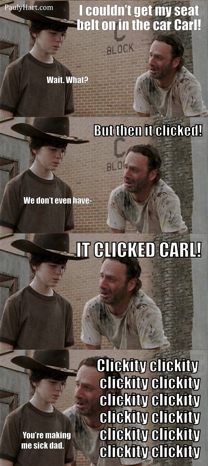 PaulyHart.com: Hey Carl Walking Dead Meme by Pauly Hart