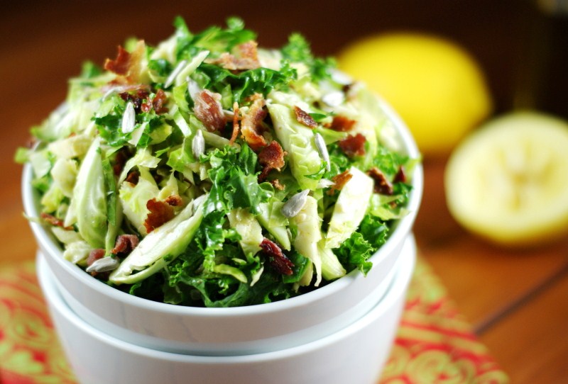 Shredded Brussels Sprouts Salad | The Kitchen is My Playground
