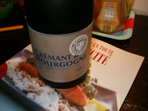 Champagne or our local "Cremant de bourgogne" goes with it all ...