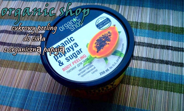 ORGANIC SHOP Cukrowy peeling do ciała z organiczną papają