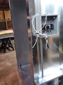powder coating oven build wiring control box