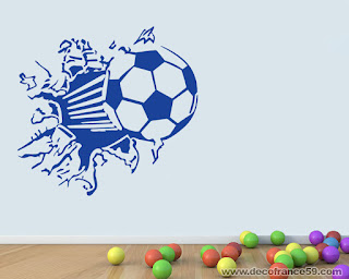 Stickers décoratifs thématique sports - Boutique en ligne de stickers muraux Decofrance59.com
