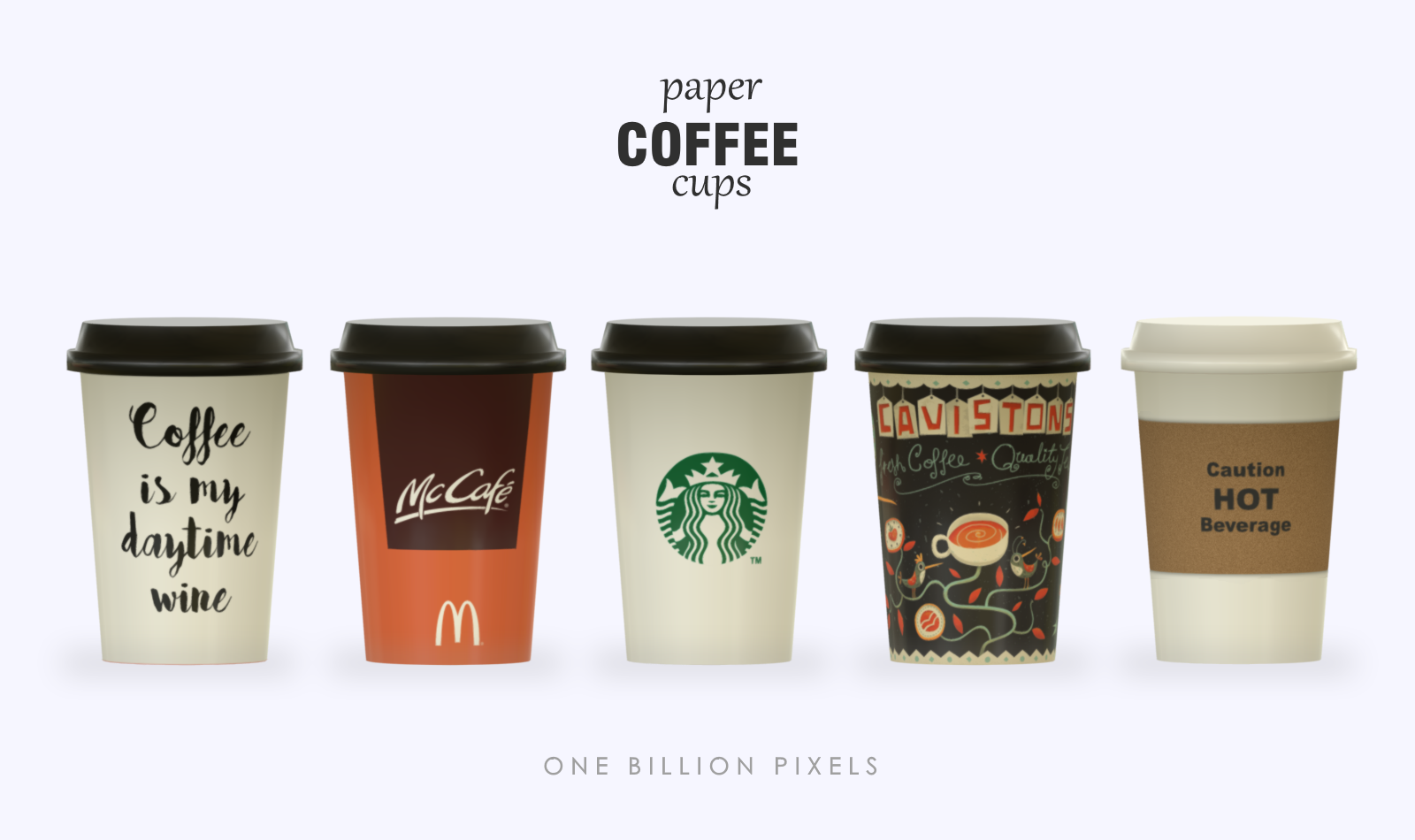 TS4 – Fun Coffee Cups  Coffee cups, Mugs, Sims 4